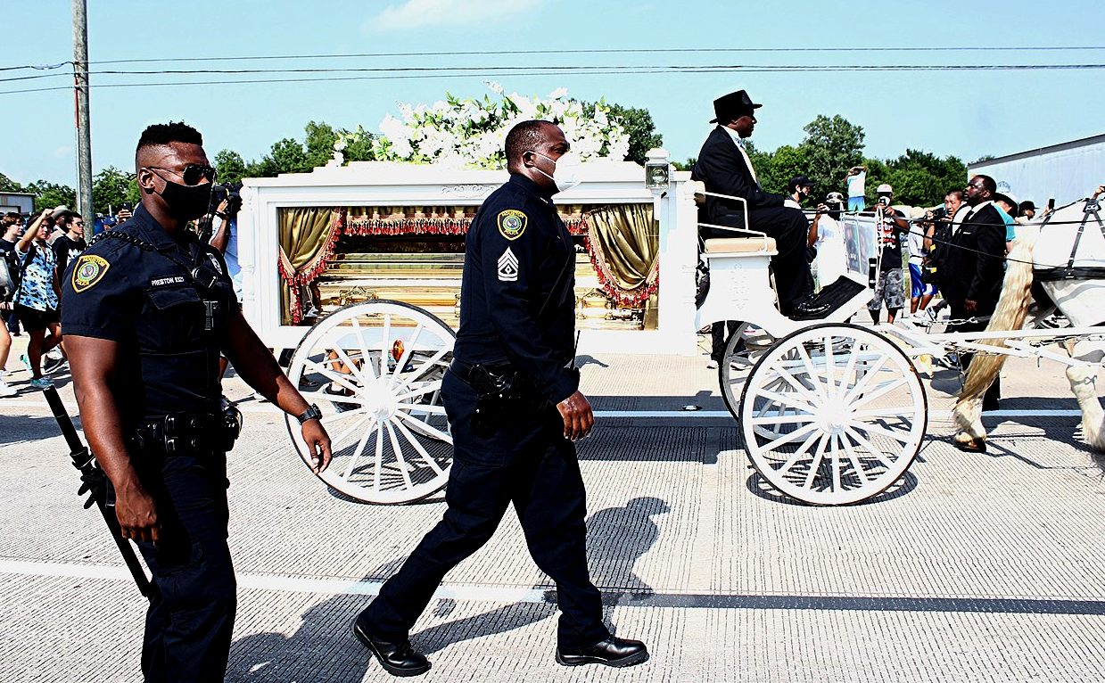 George Floyd funeral procession